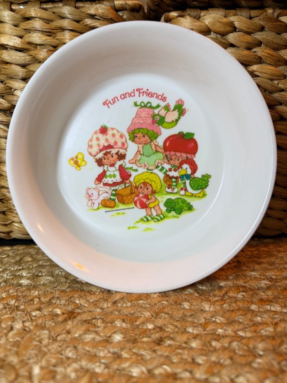 Vintage Strawberry Shortcake Melamine Bowl - Picture 2 of 6
